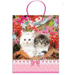 Подарочный пакет «Домашние животные. Кошки» 26Х32Х14 см глянцевый ТМ «Играем вместе»