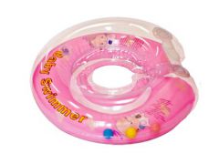 Круг для купания 0-36 мес (6-36 кг) полуцвет + погремушка, в ассортименте Baby Swimmer