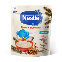 Каша молочная гречневая (с 4 мес.) Nestle 200 г