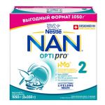 Cухая молочная смесь NAN 2 OPTIPRO (с 6 мес.) 1050 г